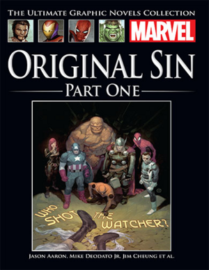 Original Sin, Part One by Nathan Edmondson, Dan Slott, Jason Aaron, Al Ewing, Mark Waid, Ty Templeton, Charles Soule, Chip Zdarsky, Stuart Moore, Ryan North, Frank Tieri, James Robinson, Pablo Durá, David Abadia