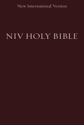 NIV, Holy Bible, Compact, Paperback, Burgundy by The Zondervan Corporation