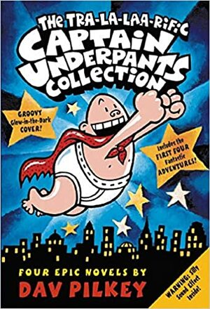 Captain Underpants Books 1-4 Boxset by Dav Pilkey