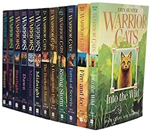 Warrior Cats Volume 1 to 12 Books Collection Set (The Complete First Series (Warriors: The Prophecies Begin Volume 1 to 6) & The Complete Second Series (Warriors: The New Prophecy Volume 7 to 12) by Erin Hunter