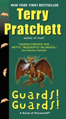 The cover of the book Guards! Guards! by Terry Pratchett