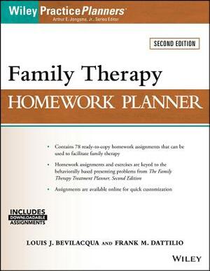 Family Therapy Homework Planner by Louis J. Bevilacqua, Arthur E. Jongsma, Frank M. Dattilio
