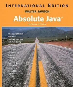 Absolute Java by Walter J. Savitch