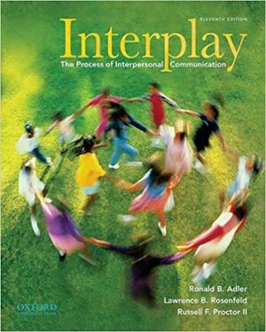 Interplay Process of Interpersonal Communication by Ronald B. Adler, Russell F. Proctor II, Lawrence B. Rosenfeld