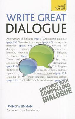 How to Write Dialogue Teach Yourself Guide by Irving Weinman