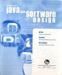 Introduction to Java and Software Design by Mark R. Headington, Chip Weems, Nell B. Dale