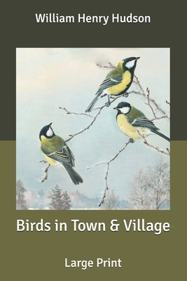 Birds in Town & Village: Large Print by William Henry Hudson