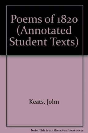 Keats: Poems of 1820 by John Keats