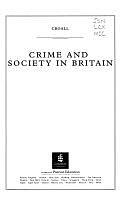 Crime and Society in Britain by Hazel Croall