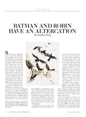 Batman and Robin have an Altercation by Stephen King