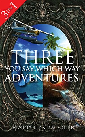 Box Set: Three You Say Which Way Adventures: Between the Stars, Danger on Dolphin Island, Secrets of Glass Mountain by D.M. Potter, Blair Polly