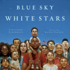 Blue Sky White Stars by Sarvinder Naberhaus