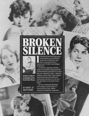 Broken Silence: Conversations with 23 Silent Film Stars by Michael G. Ankerich