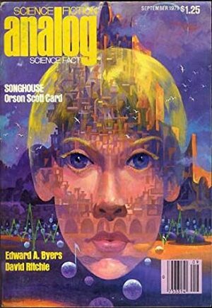 Analog Science Fiction and Fact, September 1979 by Stanley Schmidt, Anthony R. Lewis, Timothy Zahn, Dean R. Lambe, David J. Ritchie, Edward A. Byers, Ian Stewart, Thomas A. Easton, Ronald R. Lambert, Jay Kay Klein, G. Harry Stine, Orson Scott Card, Frederick William Croft