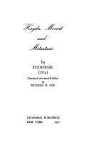 Haydn, Mozart and Metastasio by Richard N. Coe