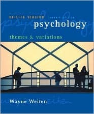 Psychology: Themes and Variations by Wayne Weiten