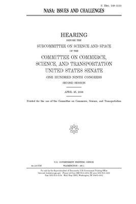 NASA: issues and challenges by Committee on Commerce Science (senate), United States Senate, United States Congress