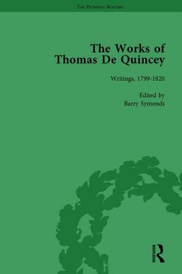 The Works of Thomas de Quincey, Part I Vol 1 by Grevel Lindop, Barry Symonds