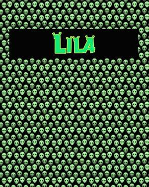120 Page Handwriting Practice Book with Green Alien Cover Lila: Primary Grades Handwriting Book by Sheldon Franks