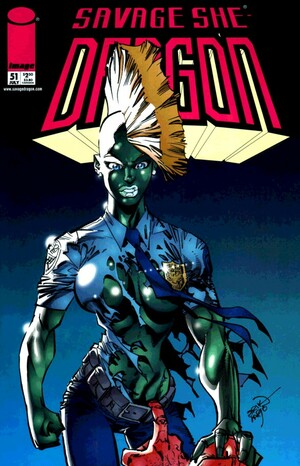 Savage Dragon #51 by Erik Larsen