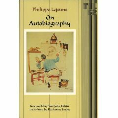 On Autobiography by Philippe Lejeune