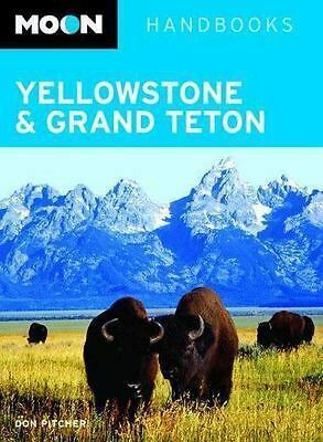 Moon Yellowstone and Grand Teton by Don Pitcher