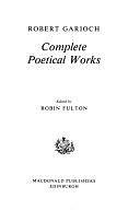 Complete Poetical Works by Robert Garioch