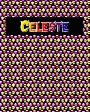 120 Page Handwriting Practice Book with Colorful Alien Cover Celeste: Primary Grades Handwriting Book by Sheldon Franks