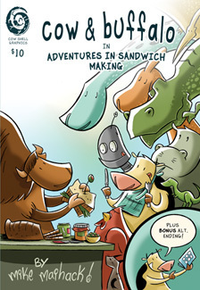 Cow & Buffalo in Adventures in Sandwich Making by Mike Maihack