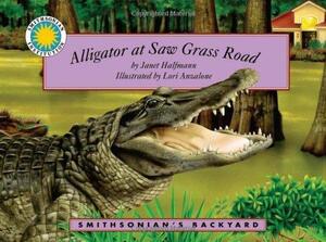 Alligator at Saw Grass Road by Janet Halfmann