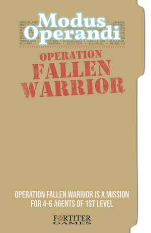 Operation Fallen Warrior by Dave McAlister
