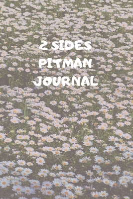 2 Sides: 90 Pages of 6 X 9 Inch Bound Pitman College Ruled Half and Half Vertical Separation White Pages by Larry Sparks