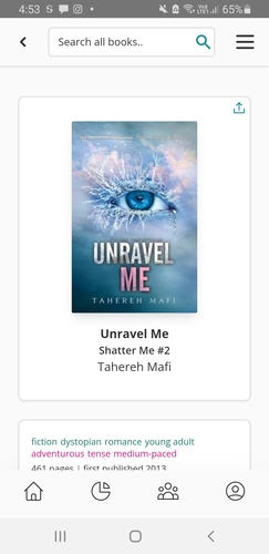 Unravel Me by Tahereh Mafi