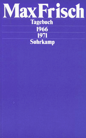 Tagebuch 1966 1971 by Max Frisch