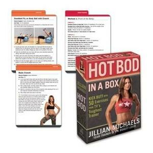 Jillian Michaels Hot Bod in a Box: Kick Butt with 50 Exercises from TV's Toughest Trainer by Jillian Michaels