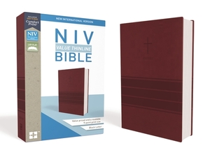 NIV, Value Thinline Bible, Imitation Leather, Burgundy by The Zondervan Corporation