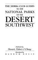 Sierra Club Guides to the National Parks of the Desert Southwest by Sierra Club, Conger Beasley