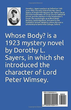 Whose Body? Annotated by Dorothy L. Sayers, Dorothy L. Sayers