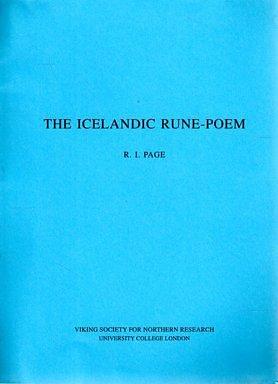 The Icelandic Rune-poem by Raymond Ian Page