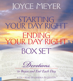 Starting Your Day Right/Ending Your Day Right Box Set: Devotions to Begin and End Each Day by Joyce Meyer, Sandra McCollom