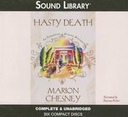 Hasty Death by Marion Chesney