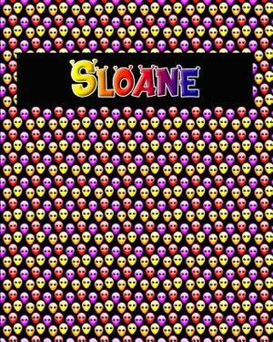 120 Page Handwriting Practice Book with Colorful Alien Cover Sloane: Primary Grades Handwriting Book by Sheldon Franks