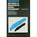 Methods of Research in Social Psychology by Elliot Aronson