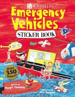 Emergency Vehicles Sticker Book by Margot Channing