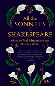 All the Sonnets of Shakespeare by Paul Edmondson, Stanley Wells, William Shakespeare