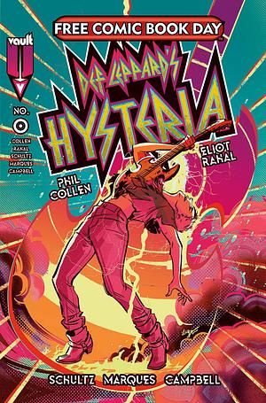 Def Leppard's Hysteria #0 FCBD 2025 by Phil Collen, Eliot Rahal
