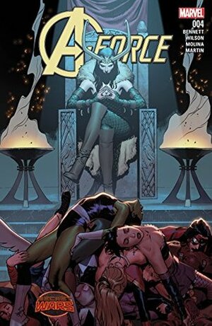 A-Force (2015) #4 by Marguerite Bennett, Jorge Molina, G. Willow Wilson