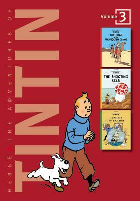 The Adventures of Tintin, Volume 3: The Crab With the Golden Claws / The Shooting Star / The Secret of the Unicorn by Hergé
