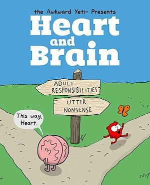 Heart and Brain by Nick Seluk