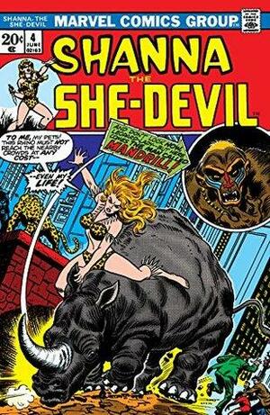 Shanna, The She-Devil #4 by Carole Seuling, Steve Gerber